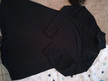 Robe noir à dentelle