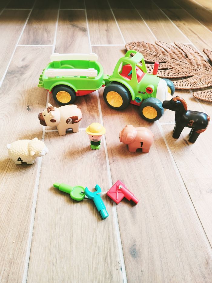 🐮Train de la ferme interactif sonore 3 en 1 marque Smoby