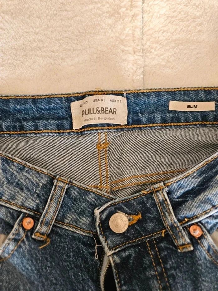 Jean bleu - Pull&Bear - photo numéro 4