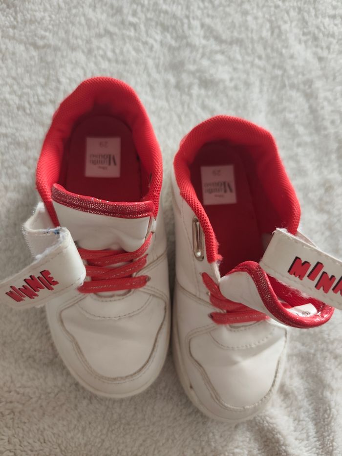 Baskets Minnie Mouse Disney blanches T29 ❤️ - photo numéro 7