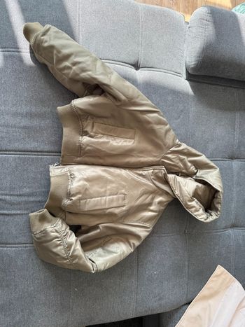 Veste courte style bombers kaki