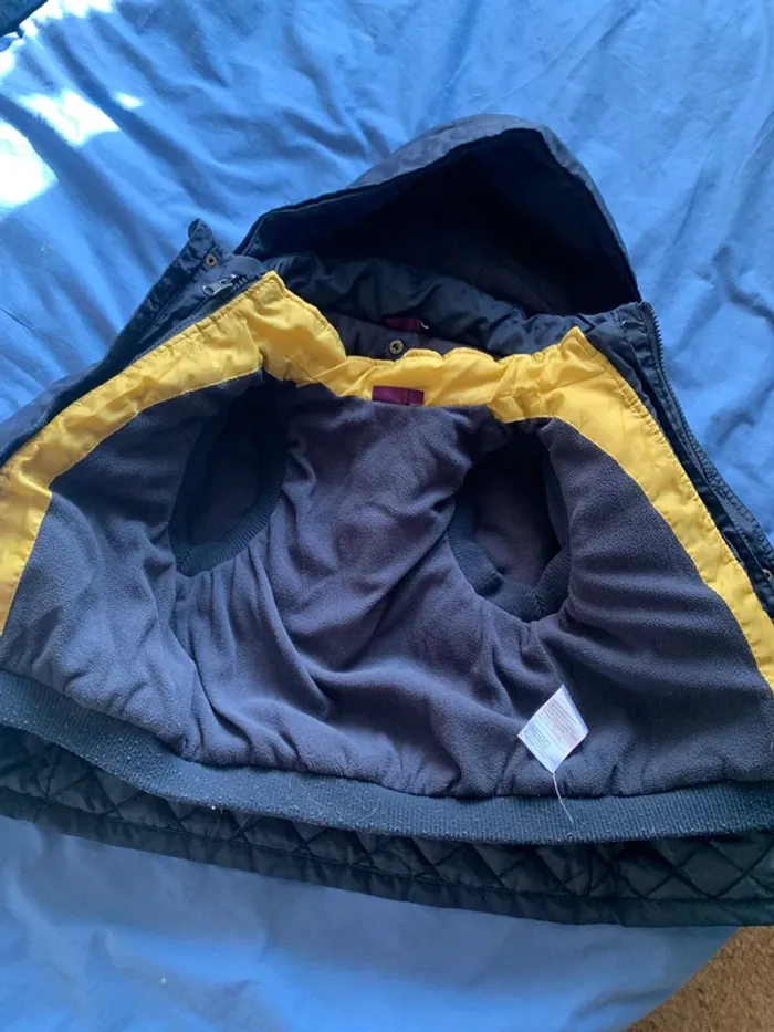 🧥 Blouson chaud garçon bleu Sergent Major – 4 ans – Doublure amovible - photo numéro 4