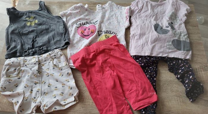 Lot 3 tenues filles été 18 mois