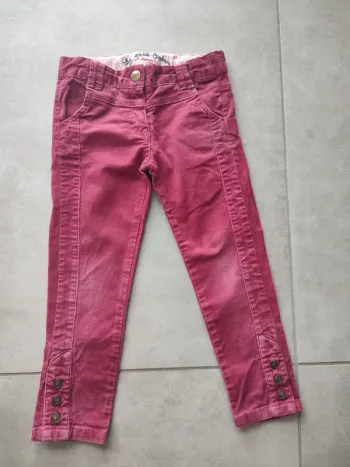 Pantalon velours ajusté 4 ans