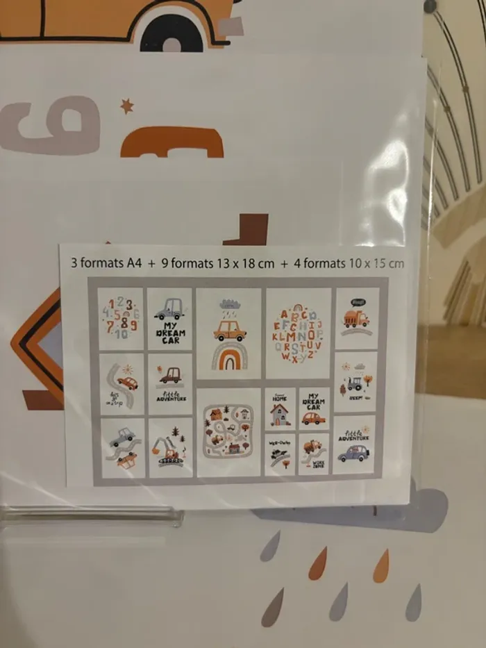 Affiches “Little Adventure” pour chambre enfant