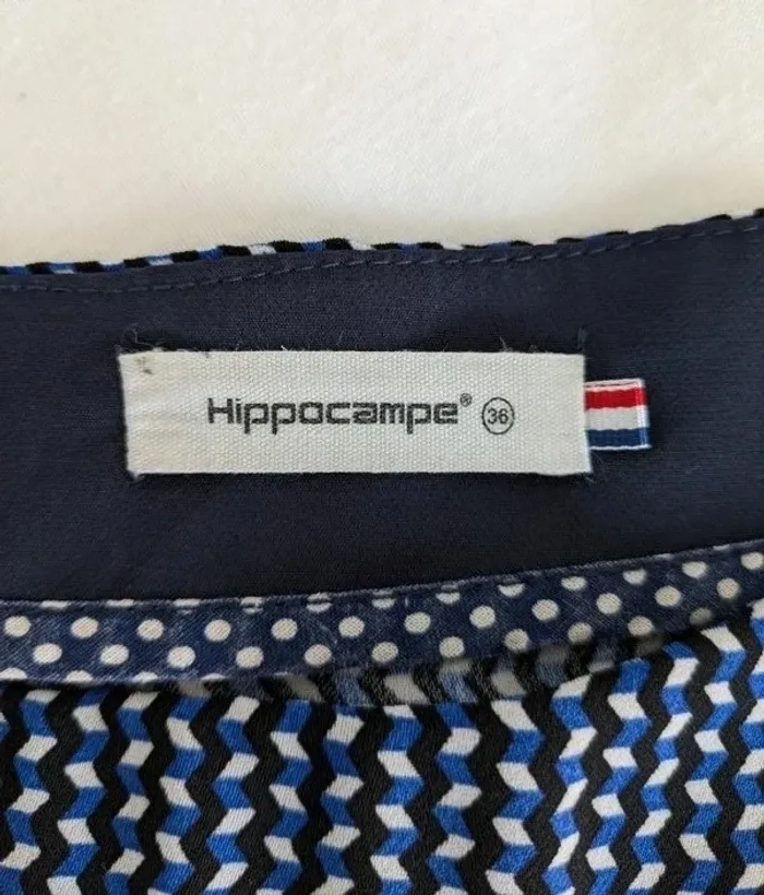 Blouse manches longues - Hippocampe - taille 36 - photo numéro 4