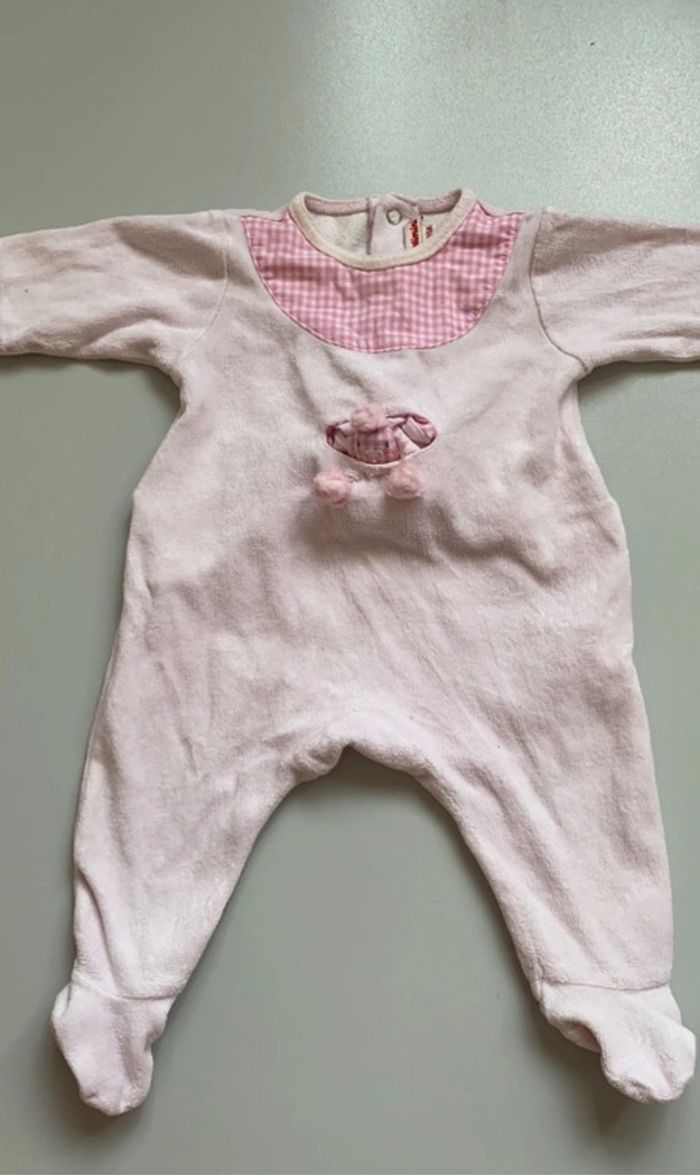 Lot de 7 pyjamas chauds 1 mois - photo numéro 2