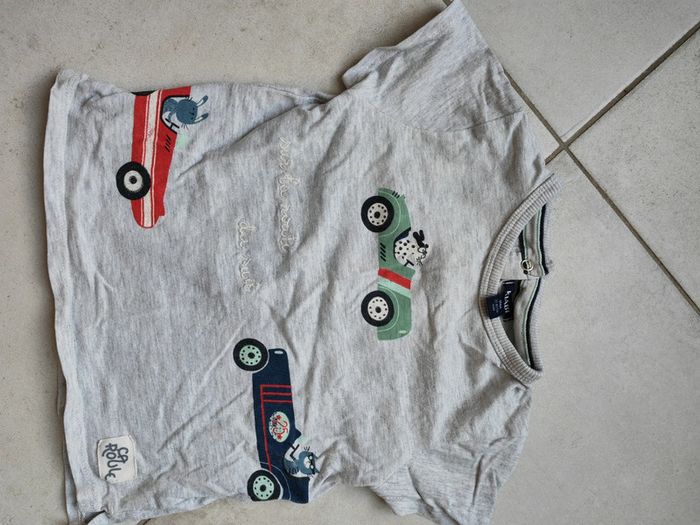 T shirt voitures 18 mois
