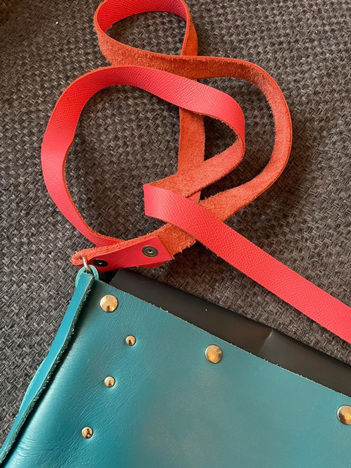 Sac à main cuir fait main - photo numéro 3