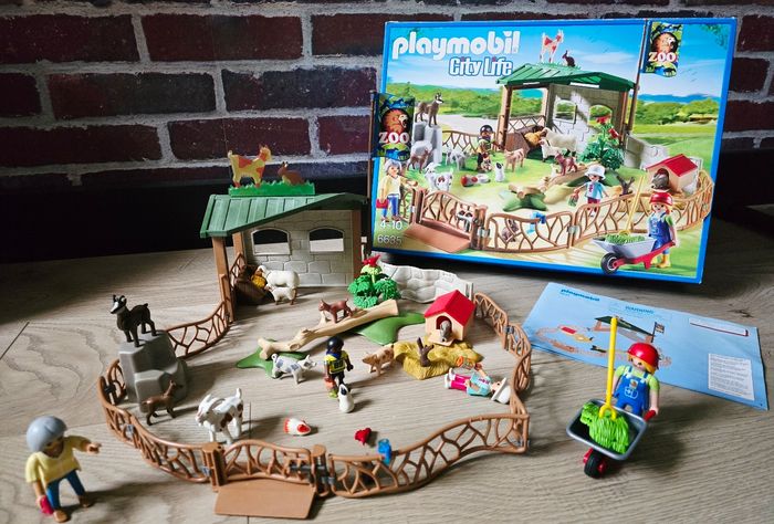 Playmobil city life 6635 : la vie en ville parc animalier