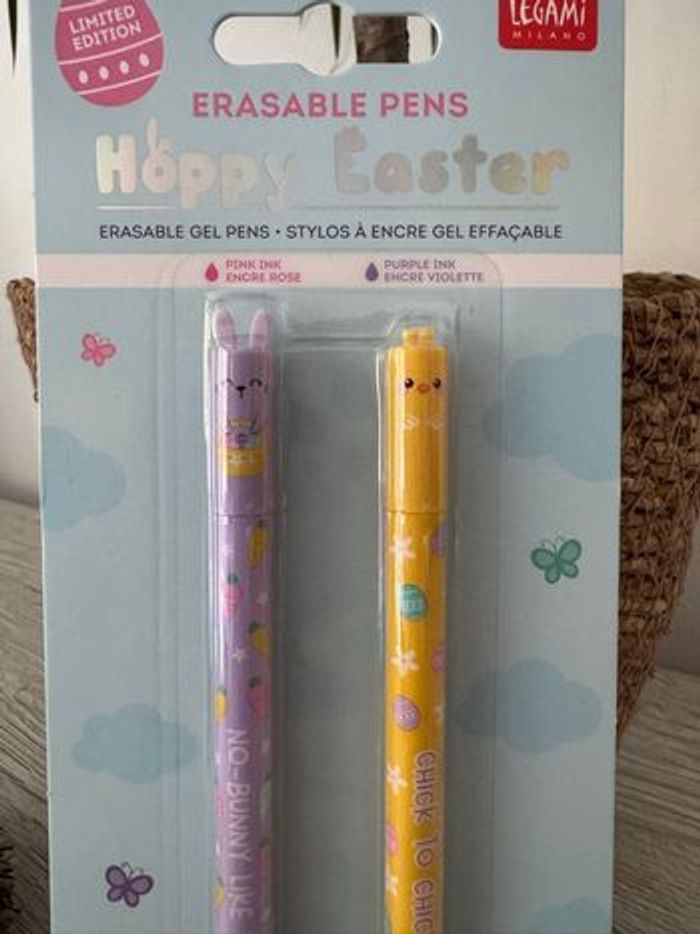 Stylos effaçables Legami de Pâques/easter - photo numéro 2