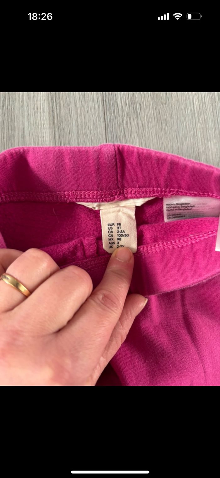 Lot de 2 leggings taille 3 ans - photo numéro 4