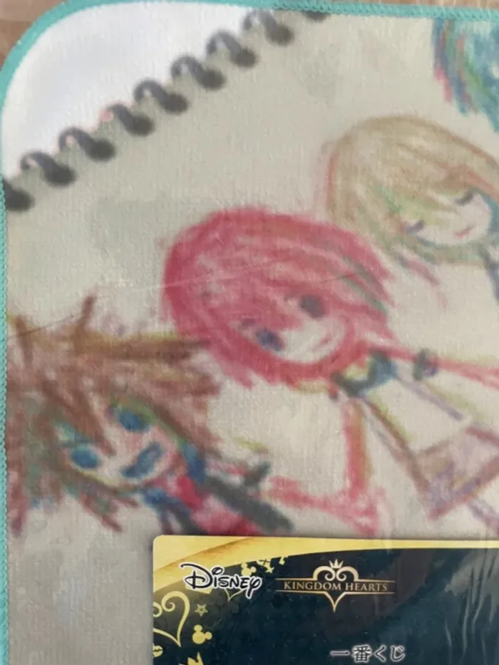 Kingdom Hearts- Ichiban Kuji - 20th Anniversary Lot F Serviette 25*25cm Dessin - photo numéro 2
