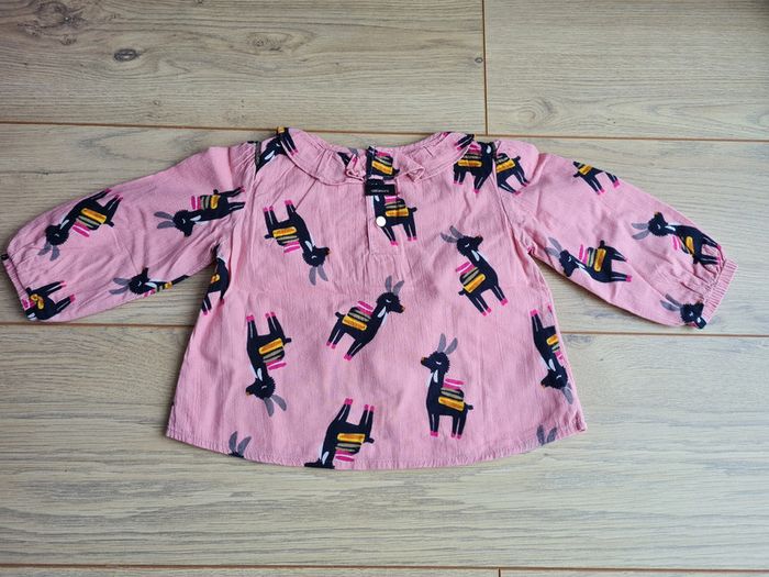 Blouse ML rose Catimini 12 mois - photo numéro 3