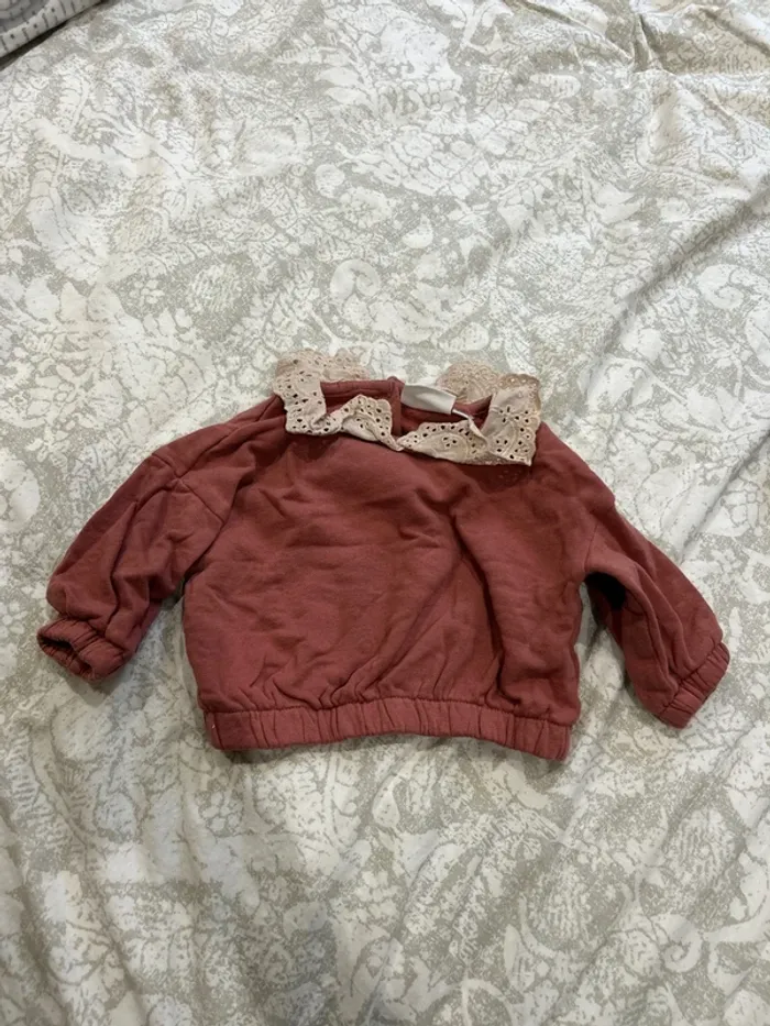 Pull vieux rose