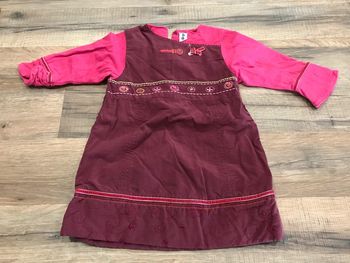 Robe velours 18 mois sucre d’orge