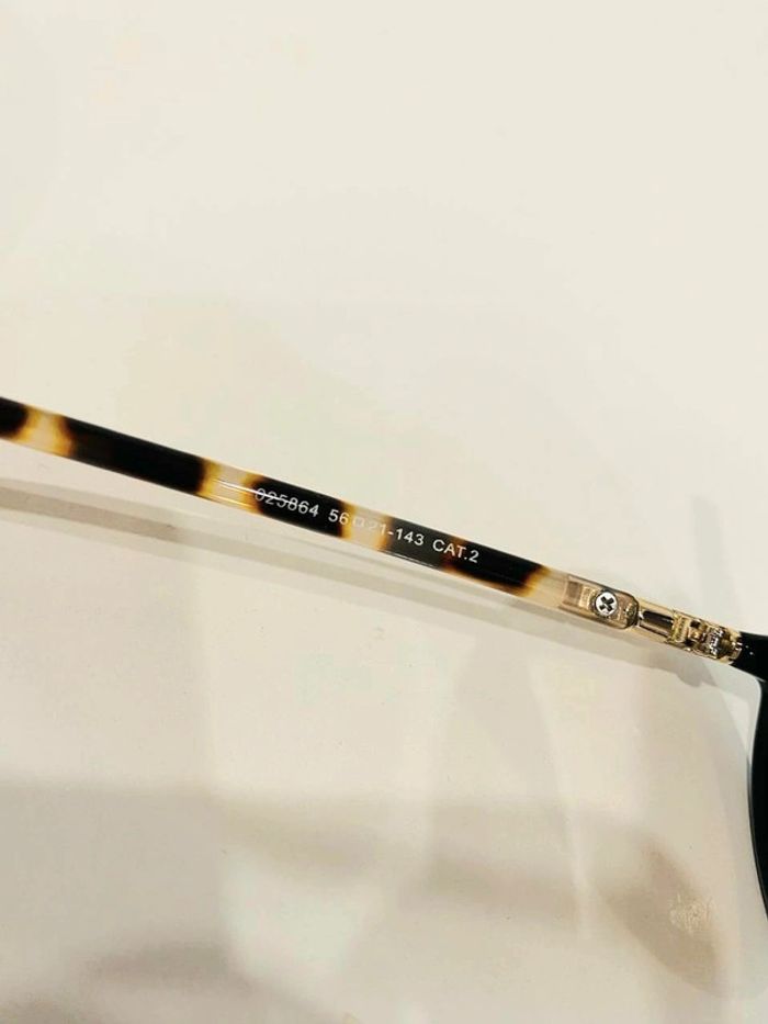 Lunette de soleil femme ronde marron bras léopard verres dégradés uvprotection catégorie 2 - photo numéro 4