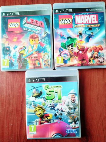 Lot 3 jeux PS3.