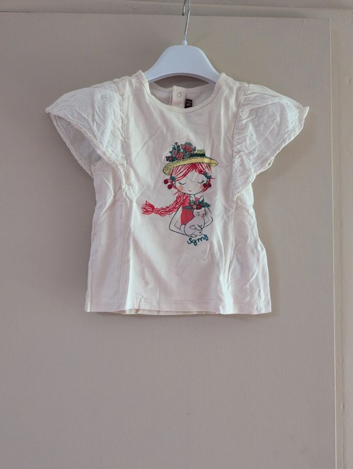 Ensemble short et t-shirt fleuris fille 104 cm Sergent Major - photo numéro 2