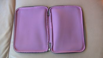 Etui rose pour netbook