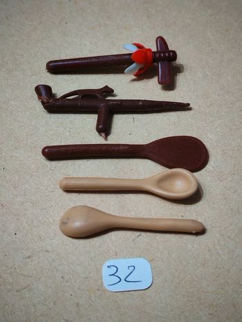 Playmobil accessoires theme indien cuillère calumet