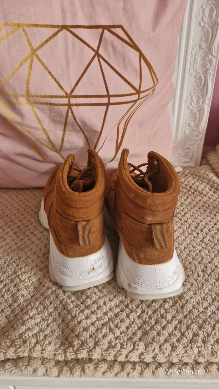 Chaussure haute marron T38 - photo numéro 4