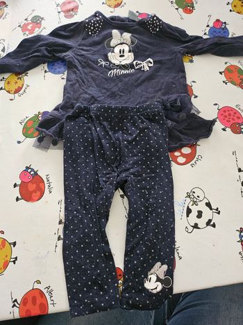 Ensemble minnie 6 mois