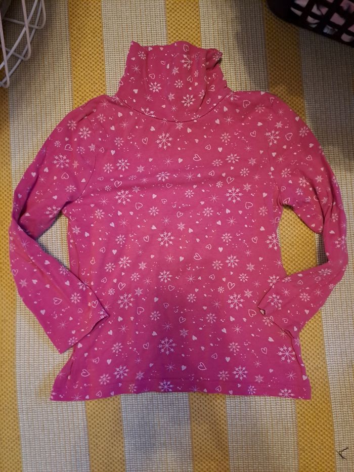 Sous pull col roulé taille 7 ans