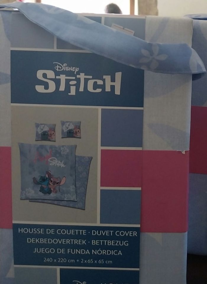 Housse de couette 2 personnes stitch