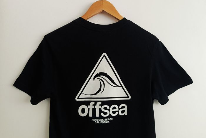 T-shirt noir. Offsea. H&M. Coton. Taille XS - photo numéro 3