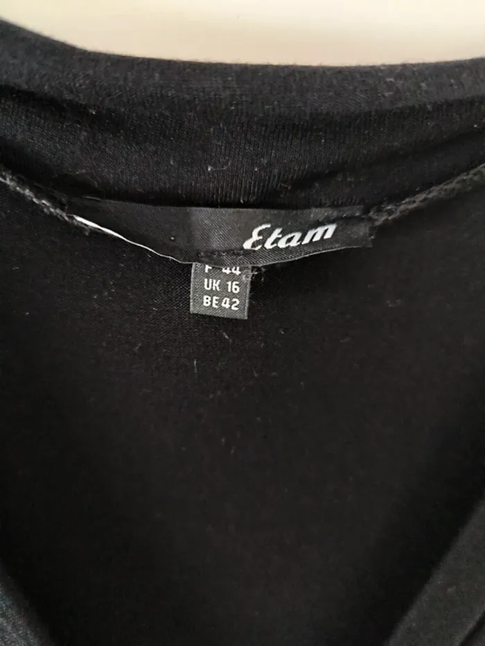 Robe courte. Noire. Etam. Taille 44 - photo numéro 3