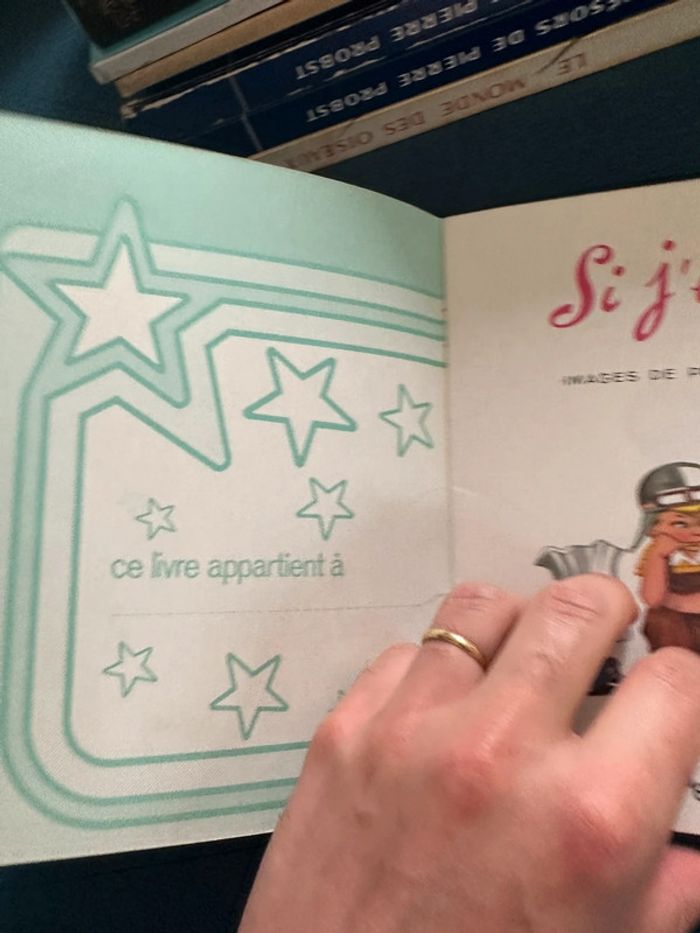 1975 Livre ancien Si j’étais métiers Pierre Probst auteur Caroline Hachette Petite Fleur album - photo numéro 5