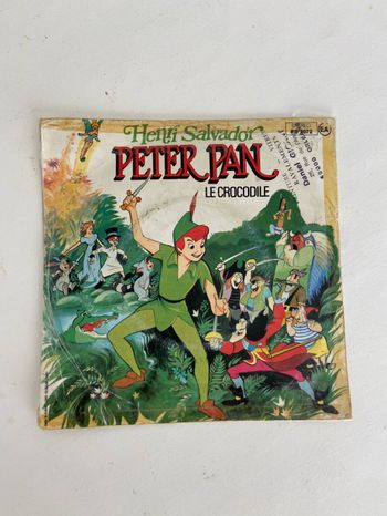 Disque 45 tours Disney peter pan