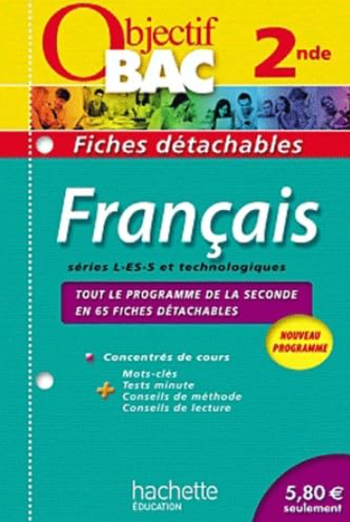 Français 2e - Fiches Détachables