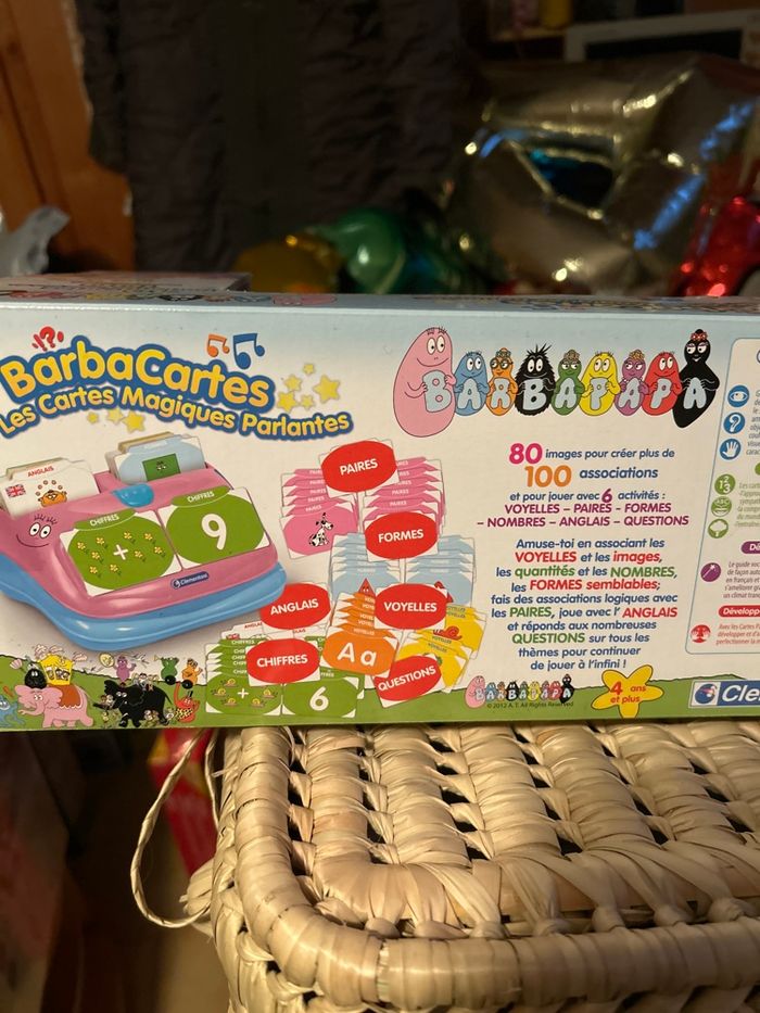 Jeu éducatif clementoni les barbapapa neuf sons lettres etc - photo numéro 3