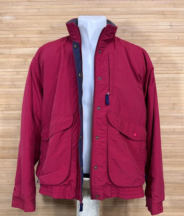 Veste L.L.bean rouge homme vintage année 70 80 - photo numéro 3