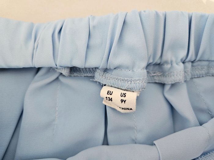 Jupe fluide bleu ciel 9 ans - photo numéro 3