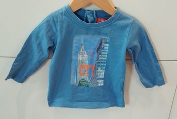 T-shirt ML garçon 6 mois tissaia