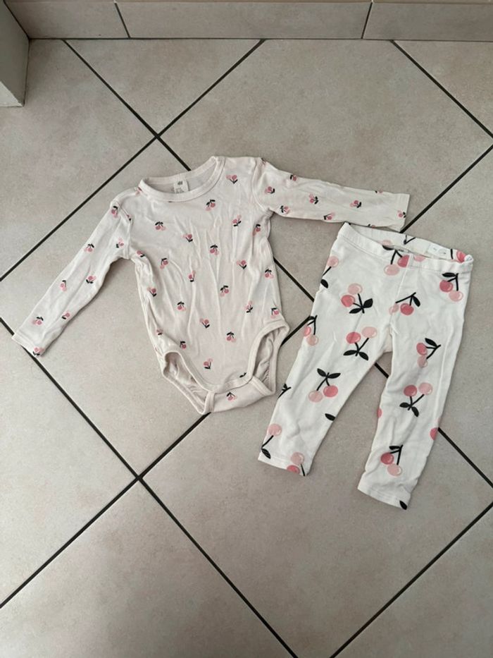 Ensemble cerise petite fille