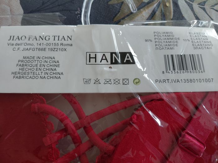 body dentelle rouge - L/XL - neuf - hana - photo numéro 4