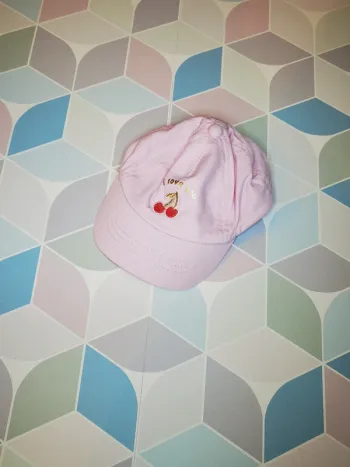 D3415 - casquette fille 3/6 mois