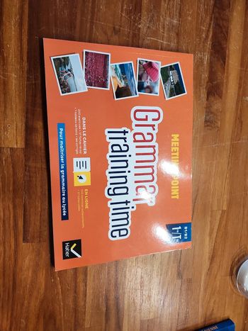 Livre : Grammar Training time