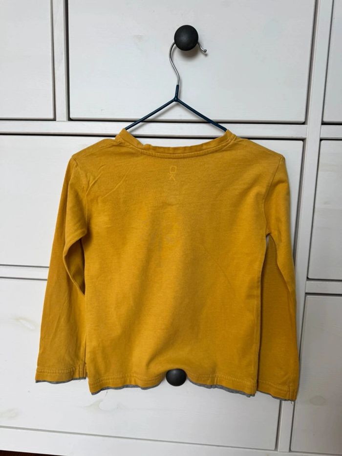 T-shirt jaune || Okaïdi || 3 ans - photo numéro 2
