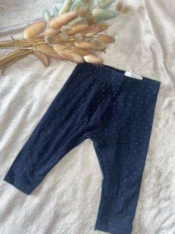 Legging bleu nuit Kiabi 6 mois
