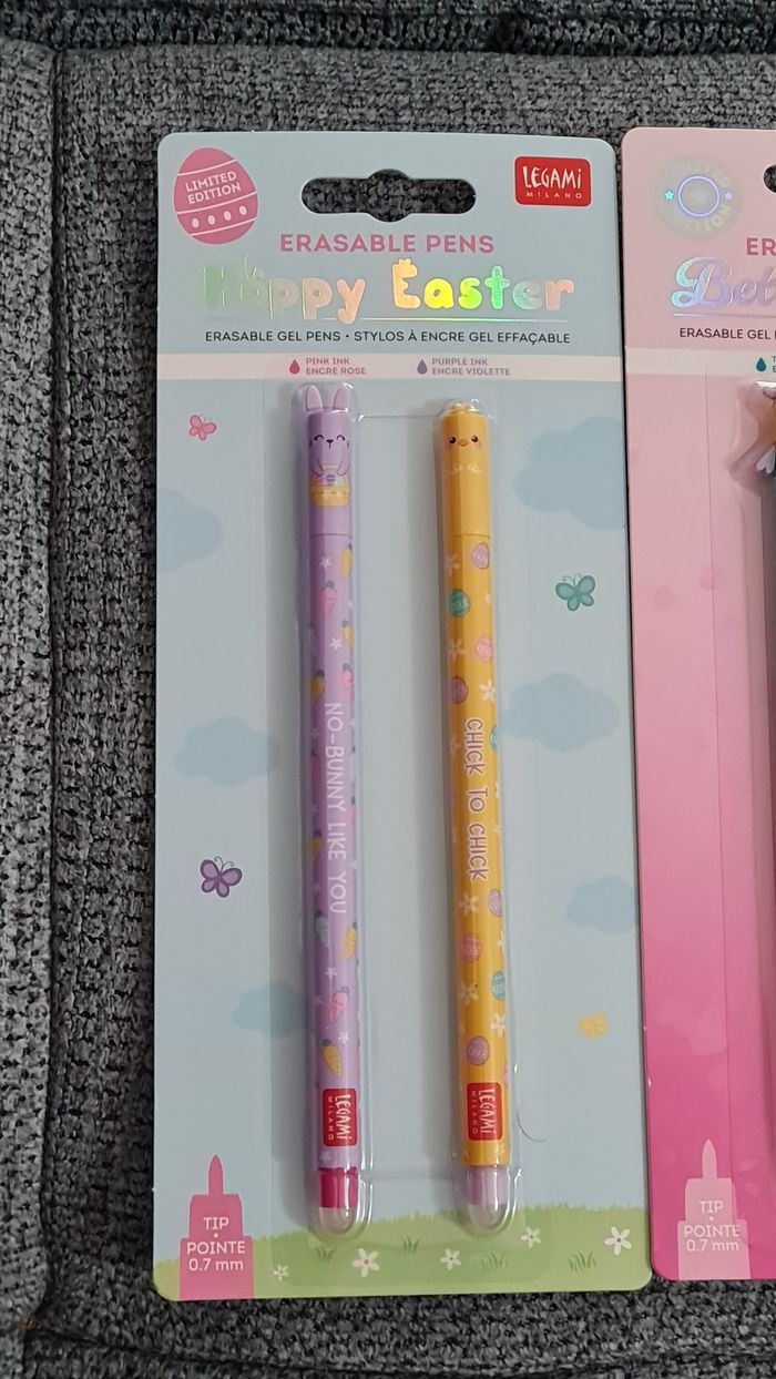 Legami Saint Valentin 2026 Oiseaux Inséparables Amoureux + Pâques 2025 Lapin Poussin = 2 Sets Neufs - photo numéro 5