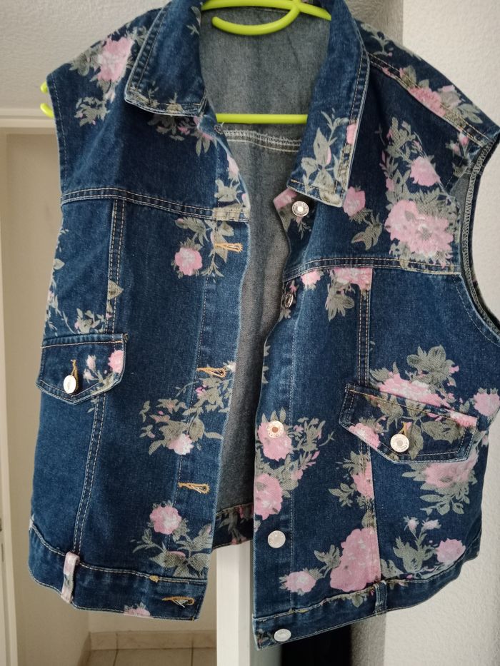 Veste Jean sans manche (gilet) - photo numéro 3
