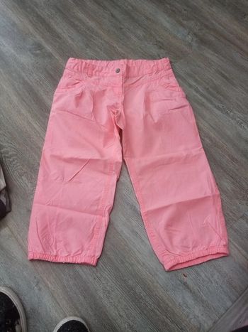 Pantacourt fin rose fluo 12A