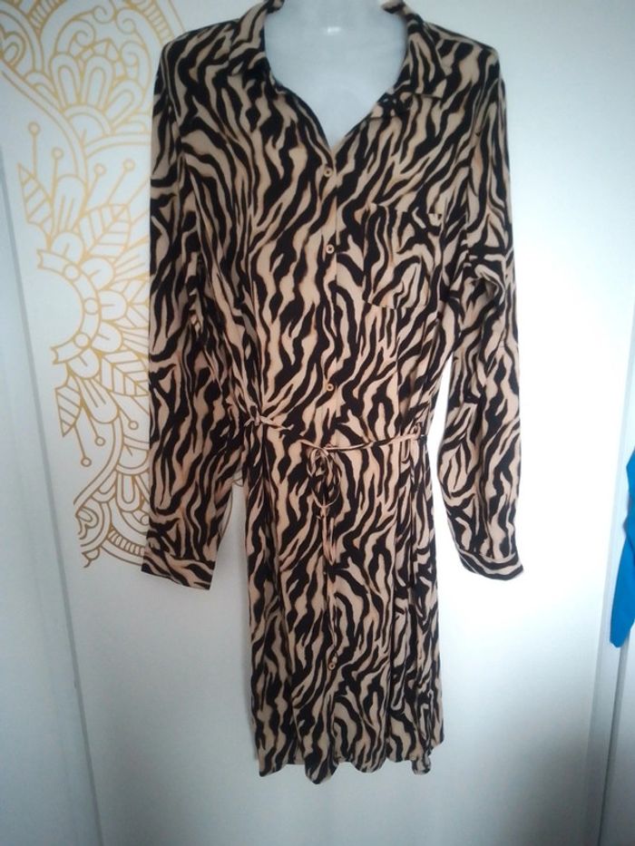 Robe tunique imprimée animal taille 44
