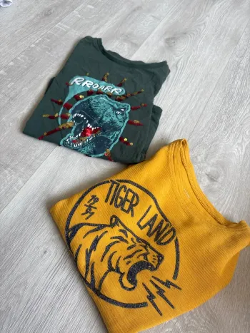 Lot de 2 tee shirt manches longues 8 ans