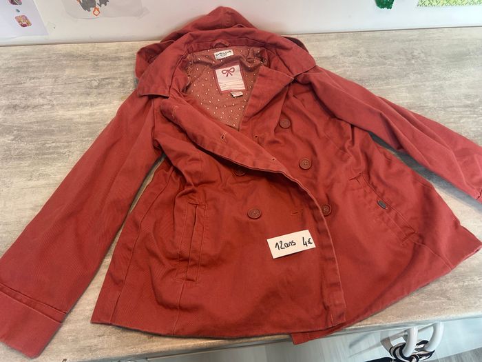 manteau fille cyrillus 12 ans très bon état
